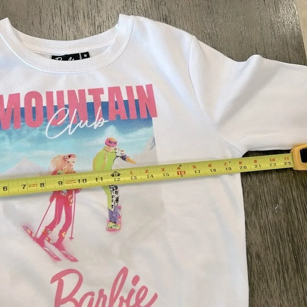 Barbie Sweatshirt Junior Girl Size M NWT